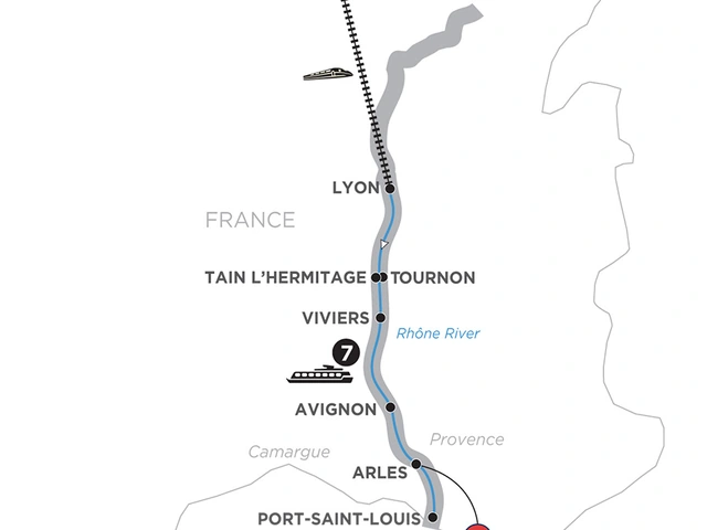 Active Discovery on the Rhône with 2 Nights Paris – Southbound