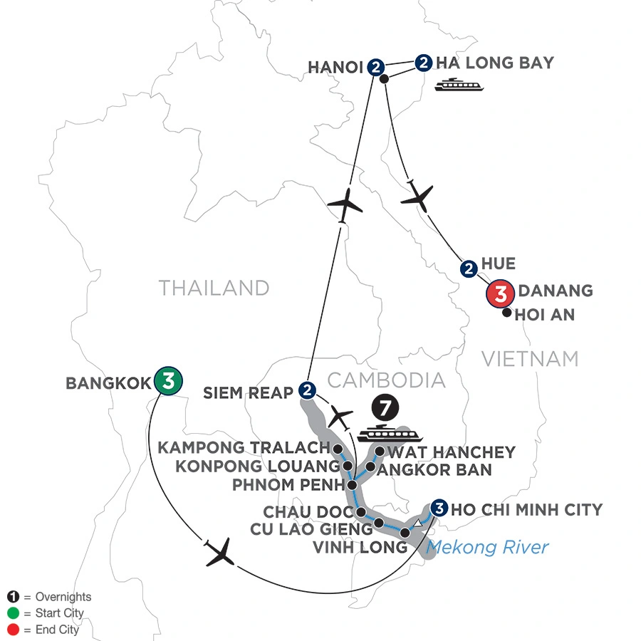 Ultimate Southeast Asia & The Majestic Mekong with Hue & Danang – Northbound