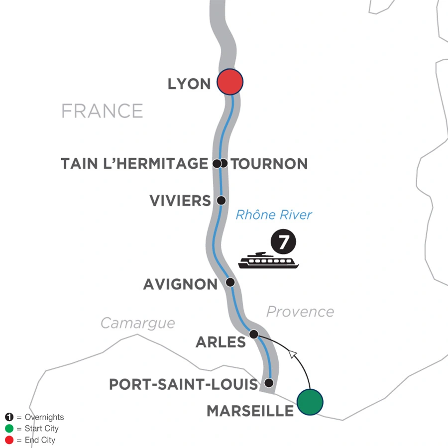 Active Discovery on the Rhône with Journeys Club Celebration