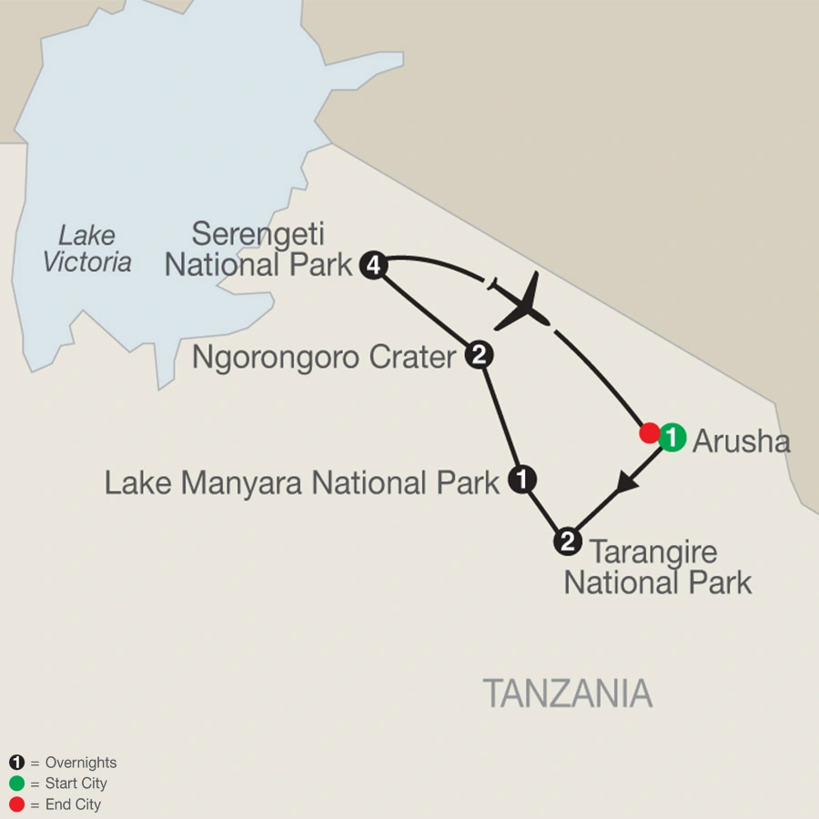 Tanzania: The Serengeti & Beyond with Serengeti Extended Stay