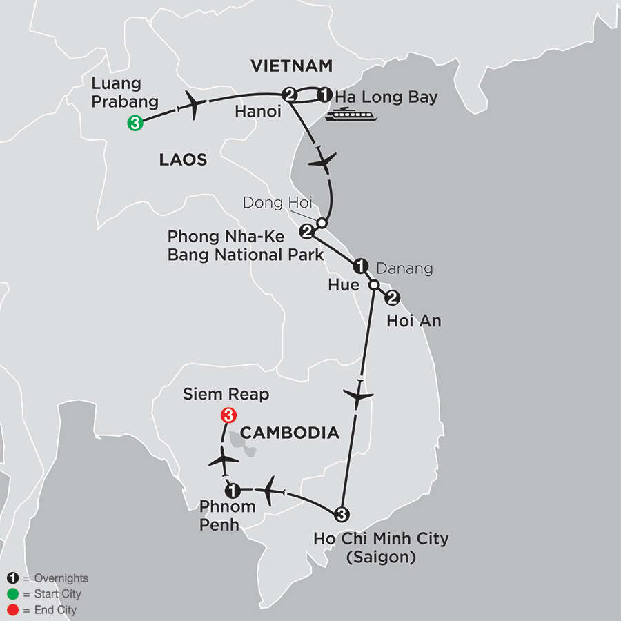 Simply Vietnam with Laos & Cambodia