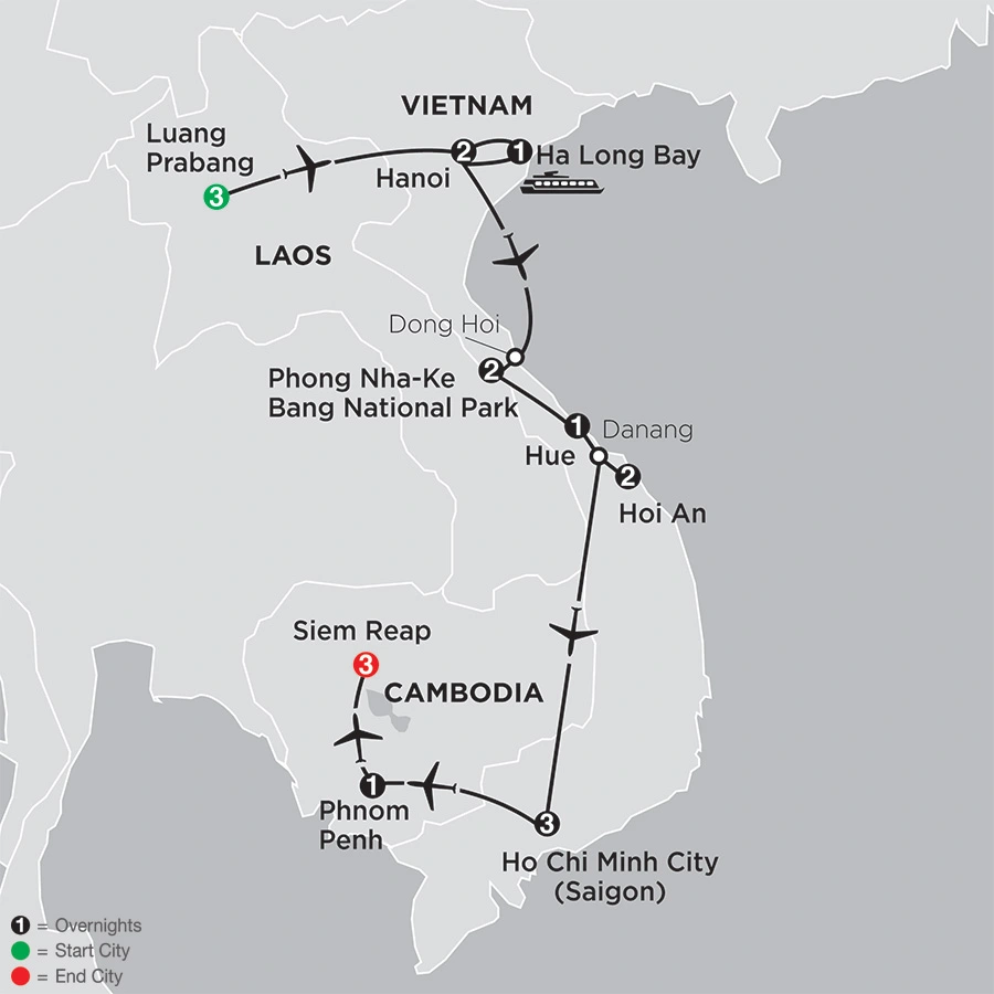 Simply Vietnam with Laos & Cambodia