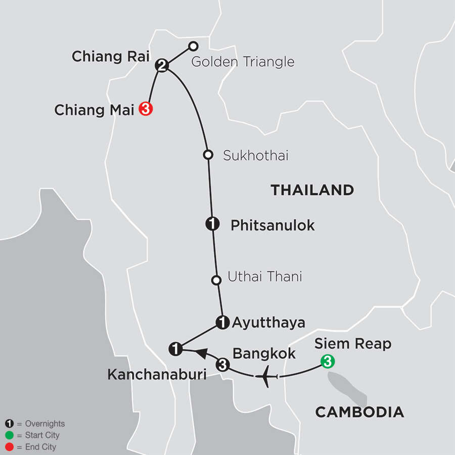 Thailand Experience with Siem Reap