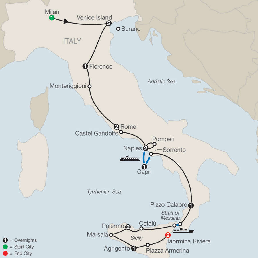 The Best of Italy & Sicily