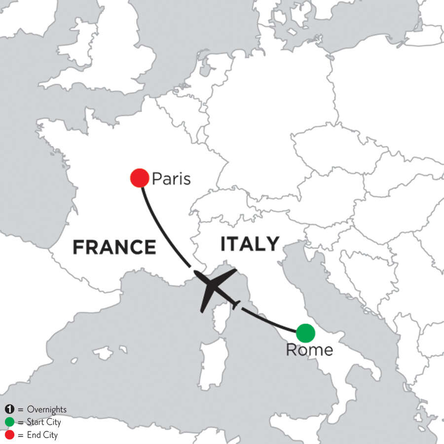 5 Nights Rome & 4 Nights Paris