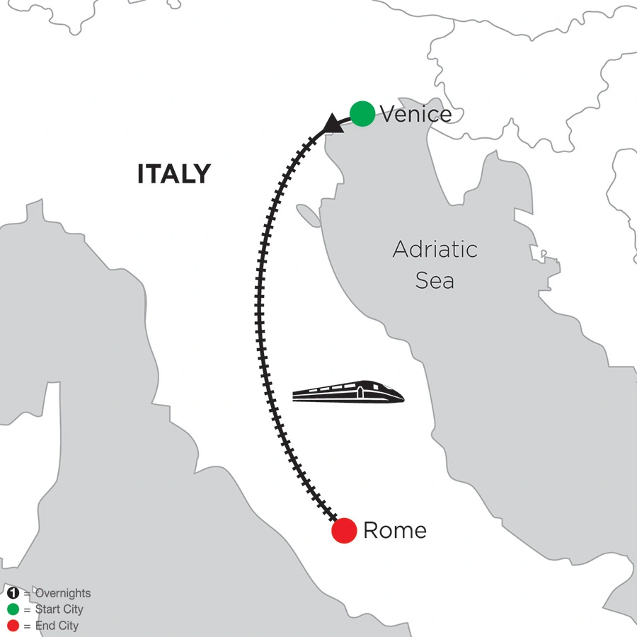 3 Nights Venice & 5 Nights Rome