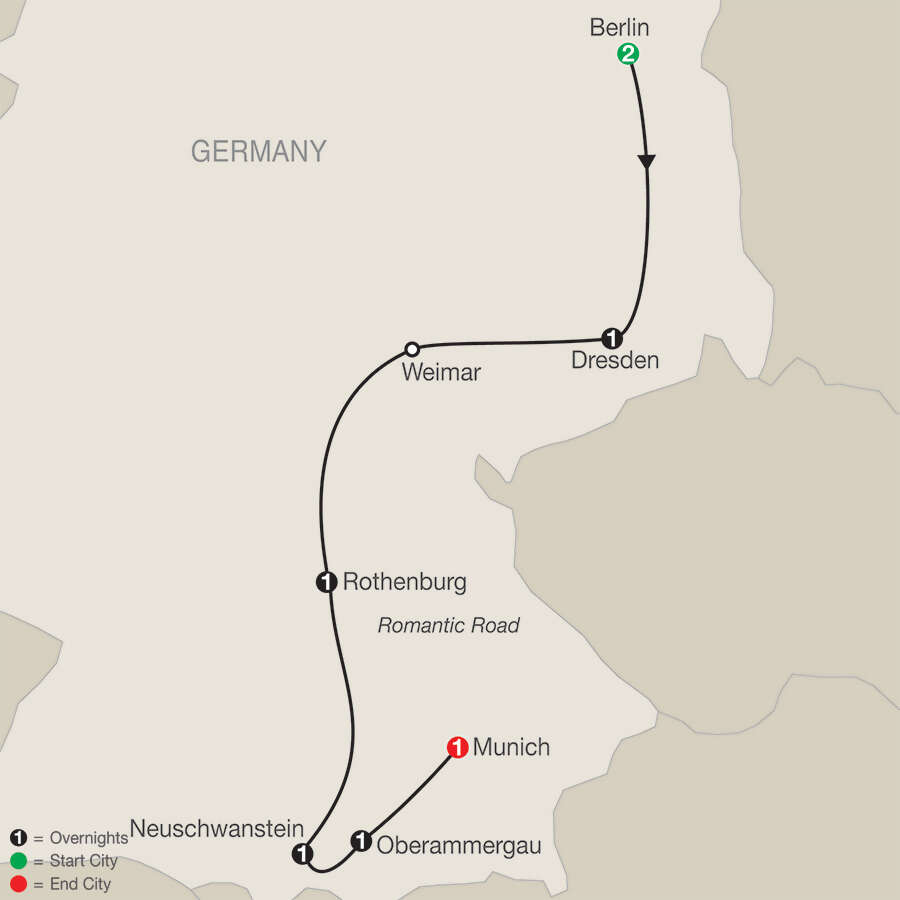 German Vista with Oberammergau