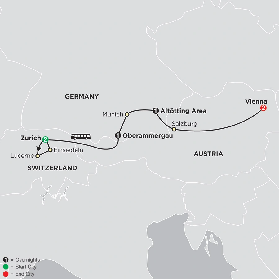 Shrines of Alpine Europe with Oberammergau–Faith–Based Travel