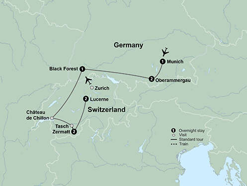 Switzerland and Germany with Oberammergau Passion Play