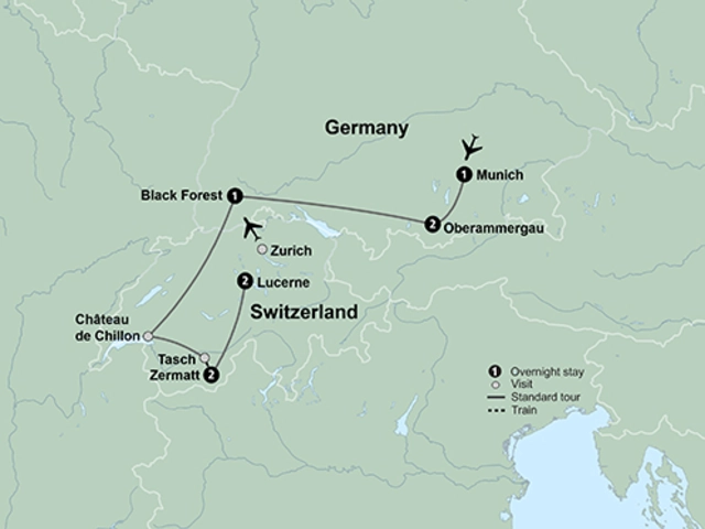 Switzerland and Germany with Oberammergau Passion Play