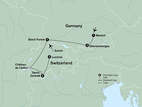 Switzerland and Germany with Oberammergau Passion Play