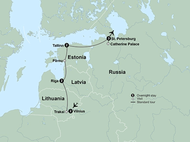 The Baltics Revealed featuring St. Petersburg