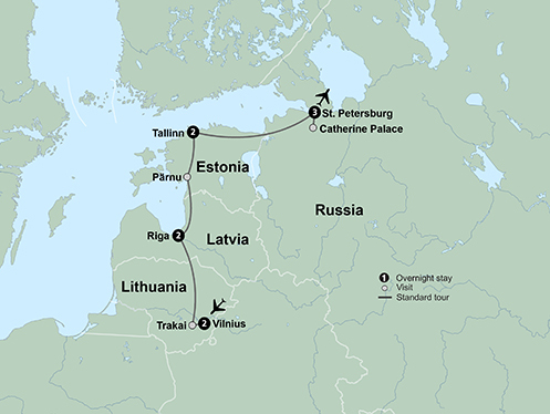 The Baltics Revealed featuring St. Petersburg