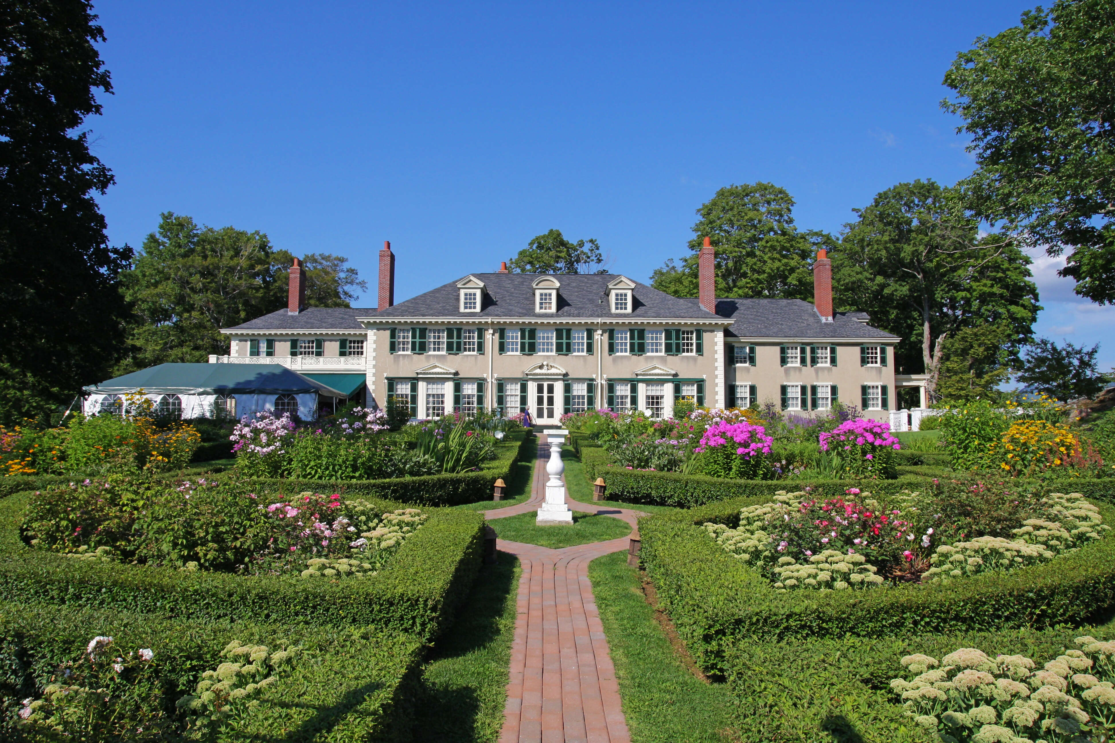 Autumn in Vermont featuring Lake Champlain and the Adirondacks