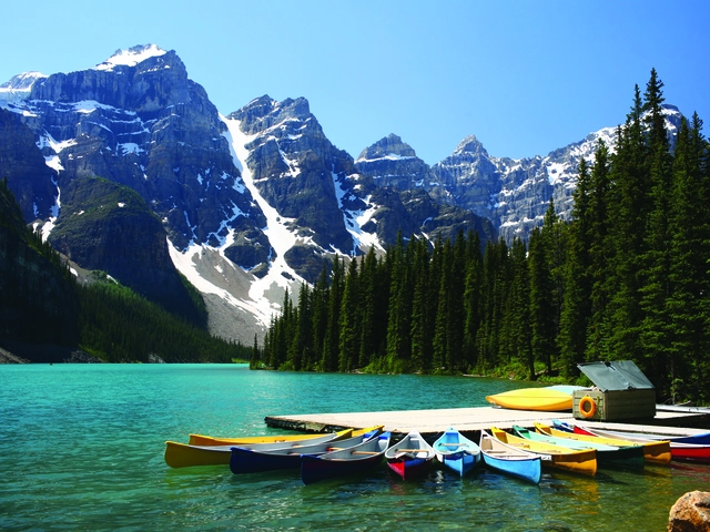 Canadian Rockies featuring Rocky Mountaineer