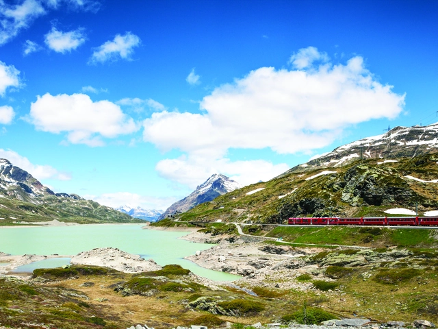 Alpine Lakes & Scenic Trains featuring cruises on Lake Como & Lake Maggiore and scenic trains in Switzerland & Italy