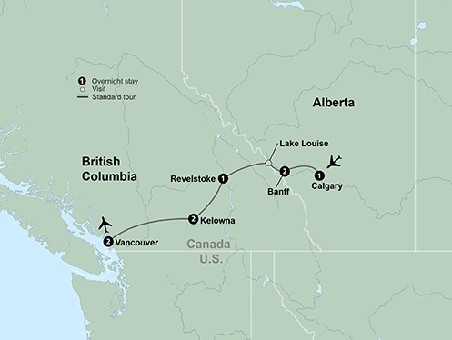 Western Canada’s Rockies, Lakes & Wine Country