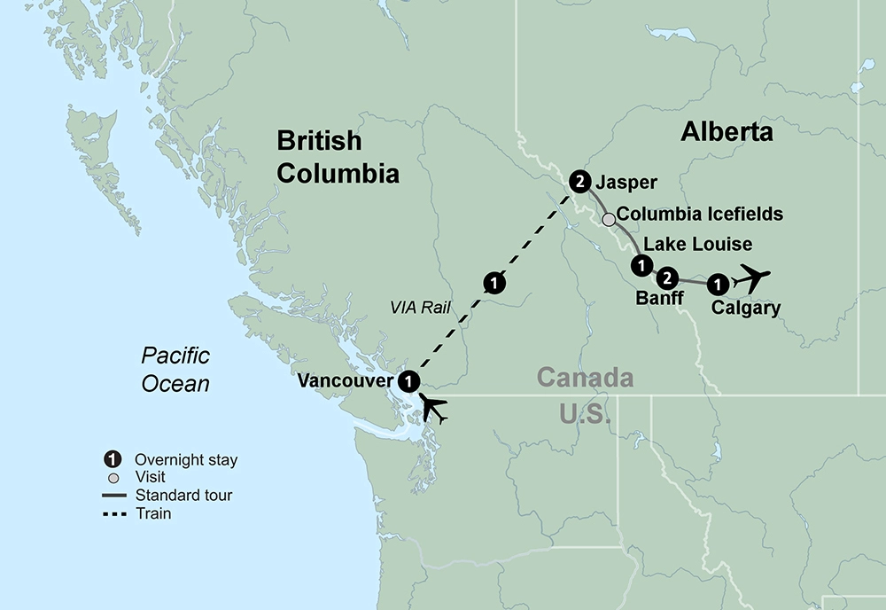 Pacific Northwest & California featuring Washington, Oregon and California
