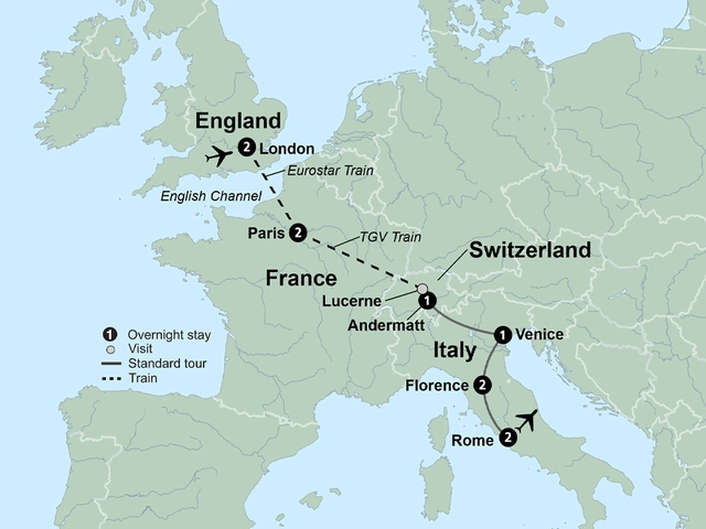 Treasures of Europe from London to Rome
