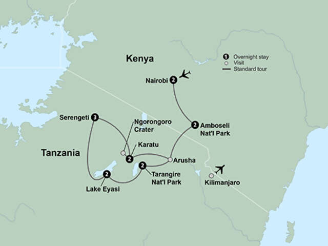 African Safari: Kenya and Tanzania