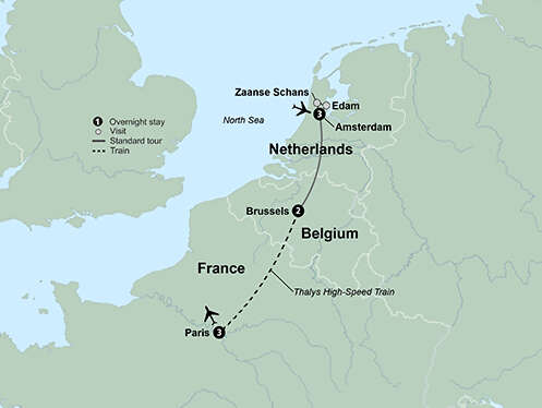 Europe's Cosmopolitan Cities: Amsterdam, Brussels & Paris