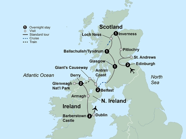 Exploring Scotland & Ireland featuring Northern Ireland