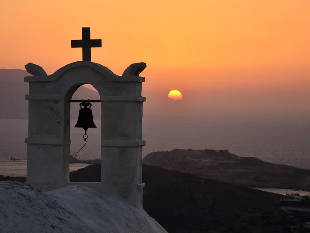 Greek Island Hopping: Paros, Ios & Santorini Sunsets