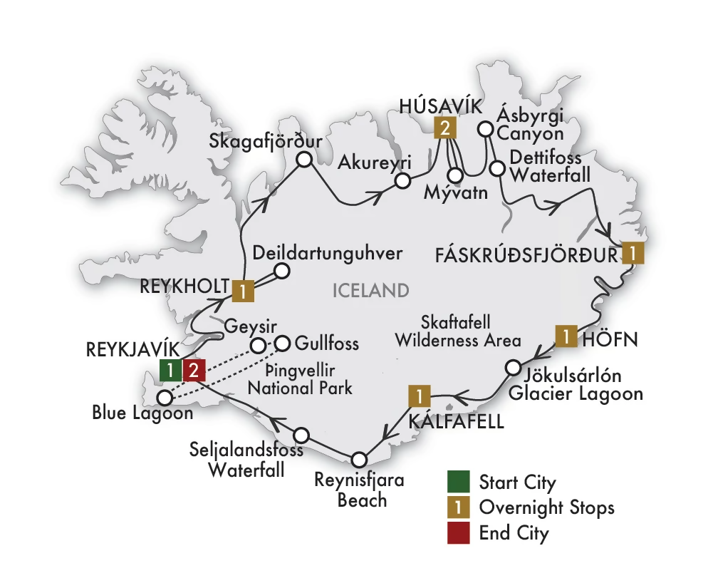 2026 Icelandic Explorer - 10 days/9 nights