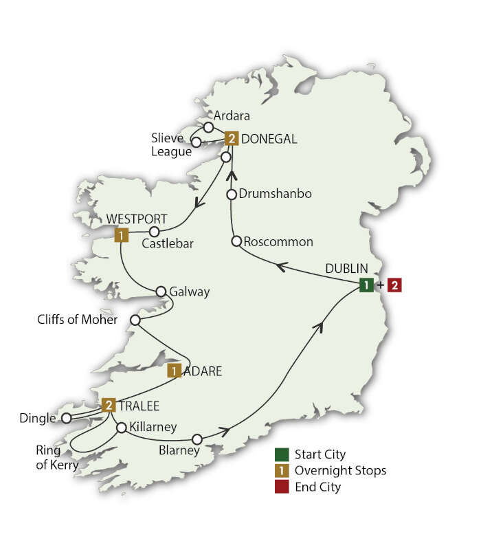 2026 Ireland's Wild Atlantic Way - 10 Days/9 Nights