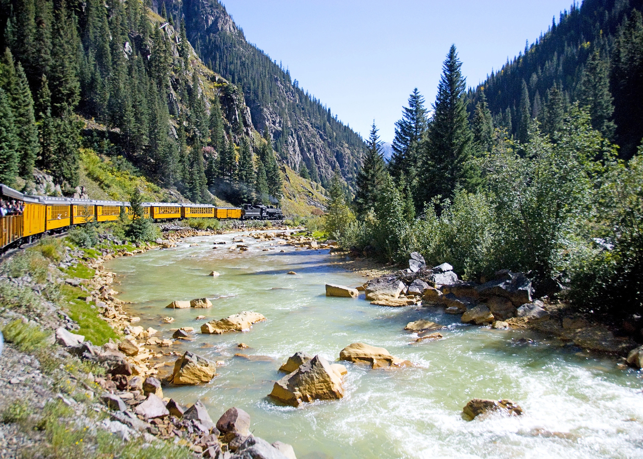 The Colorado Rockies featuring National Parks and Historic Trains