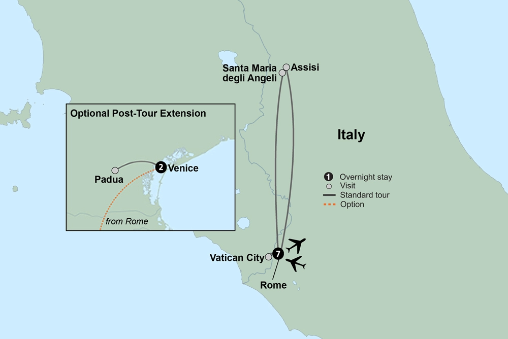 2025 Jubilee: The Holy Year A Pilgrimage to Rome & Assisi