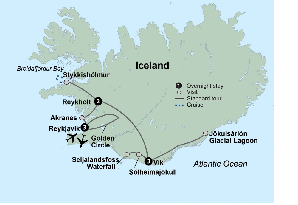Iceland’s Midnight Sun: Glaciers, Geysers, and the Golden Circle