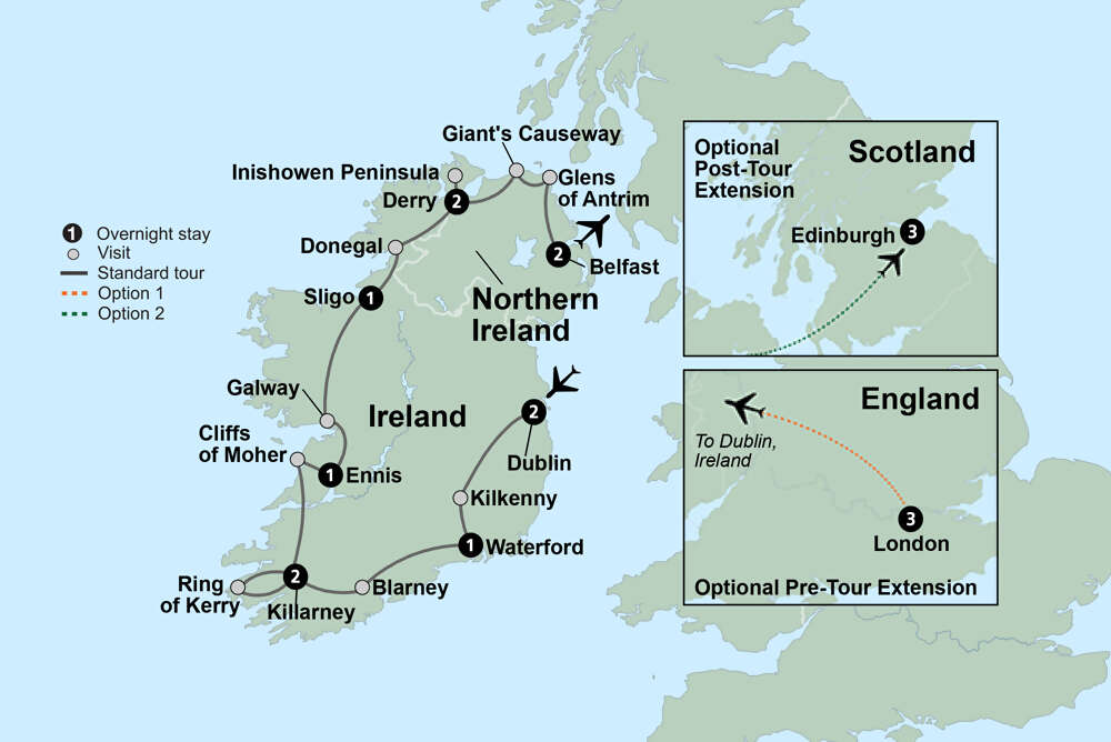 Shades of Ireland featuring Northern Ireland