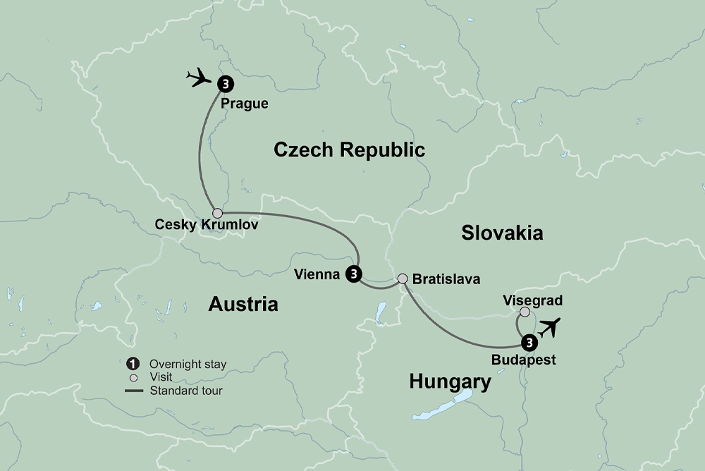 Imperial Cities featuring Prague, Vienna & Budapest