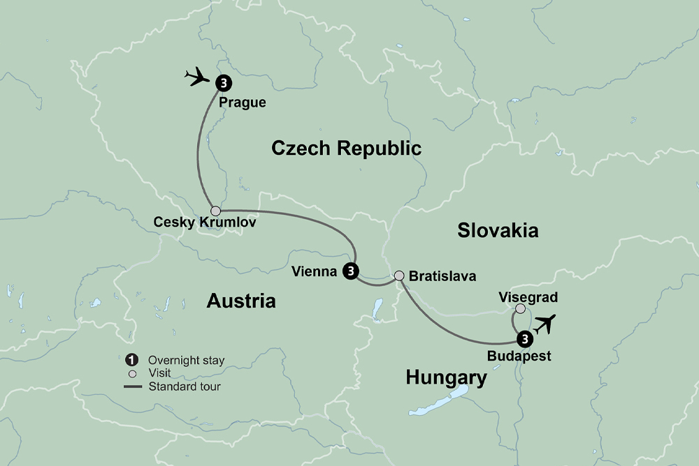 Imperial Cities featuring Prague, Vienna & Budapest