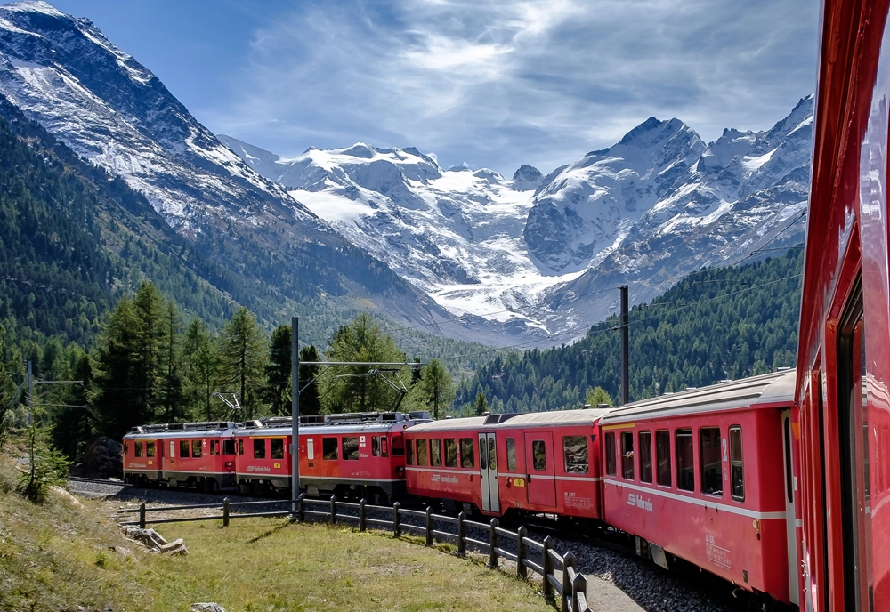 Alpine Lakes & Scenic Trains featuring a cruise on Lake Maggiore and scenic trains in Switzerland & Italy