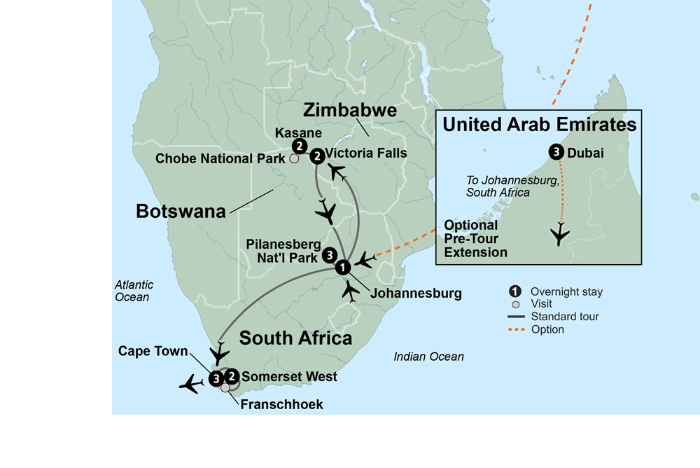 Exploring South Africa, Victoria Falls & Botswana