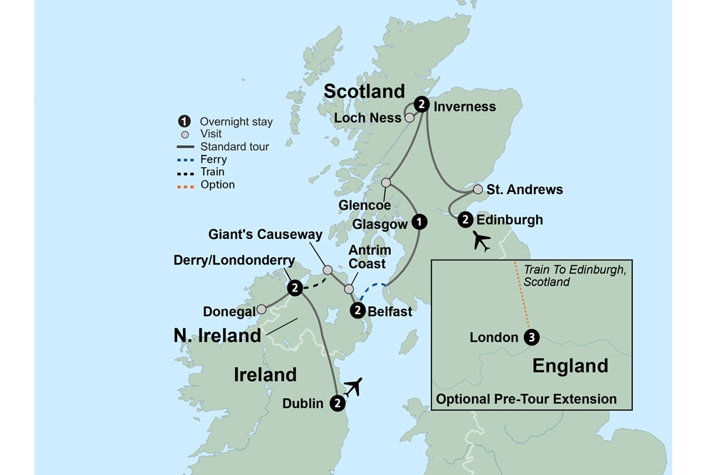 Exploring Scotland & Ireland