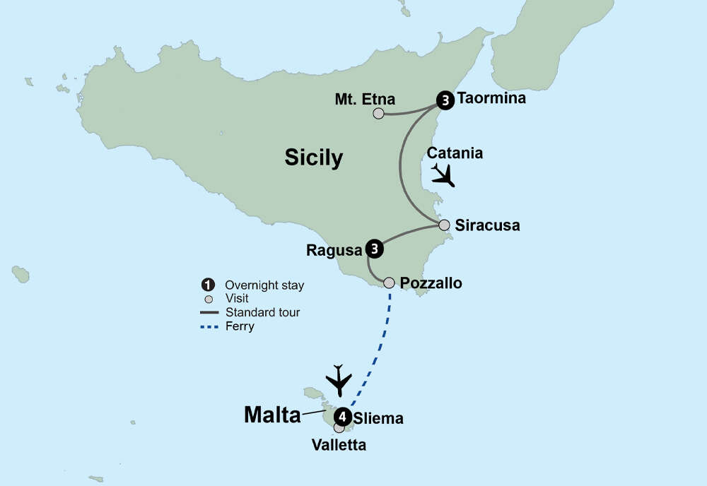 Old World Sicily & Malta