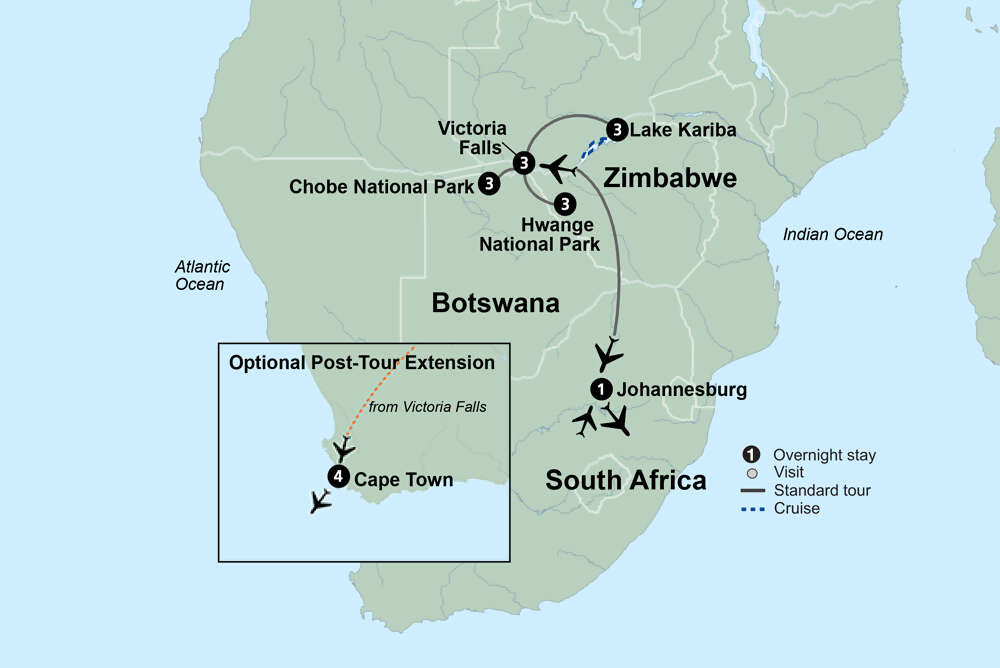 Wilderness of Southern Africa: Safari by Land & Water
