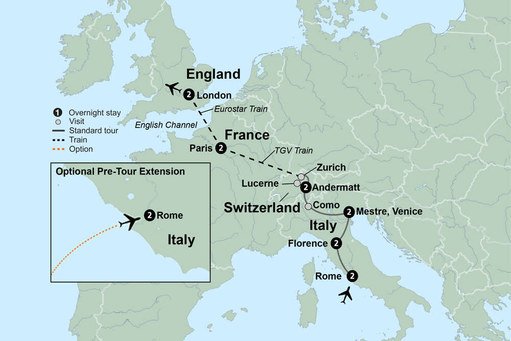 Treasures of Europe from Rome to London