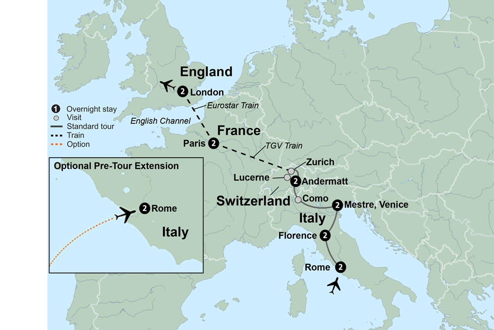 Treasures of Europe from Rome to London