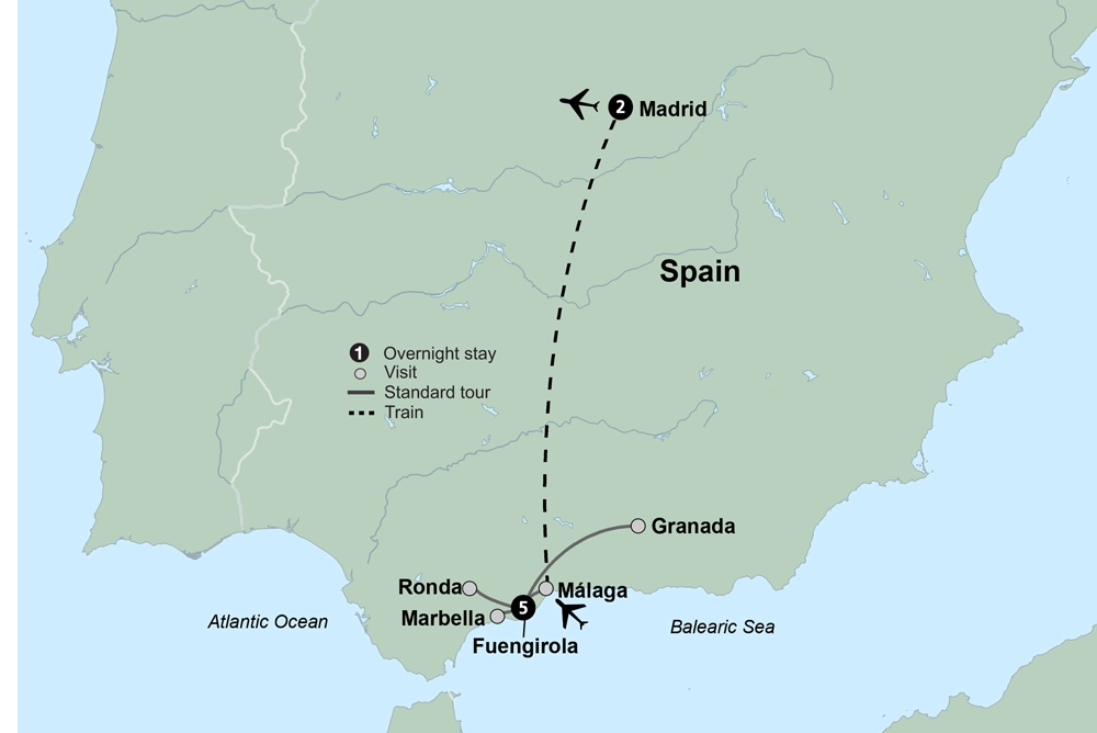 Spain's Costa del Sol & Madrid