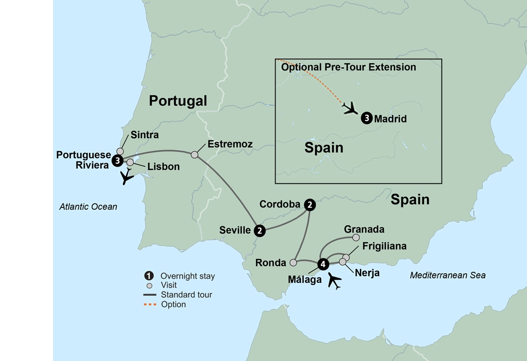 Exploring Iberia: Southern Spain to Coastal Portugal