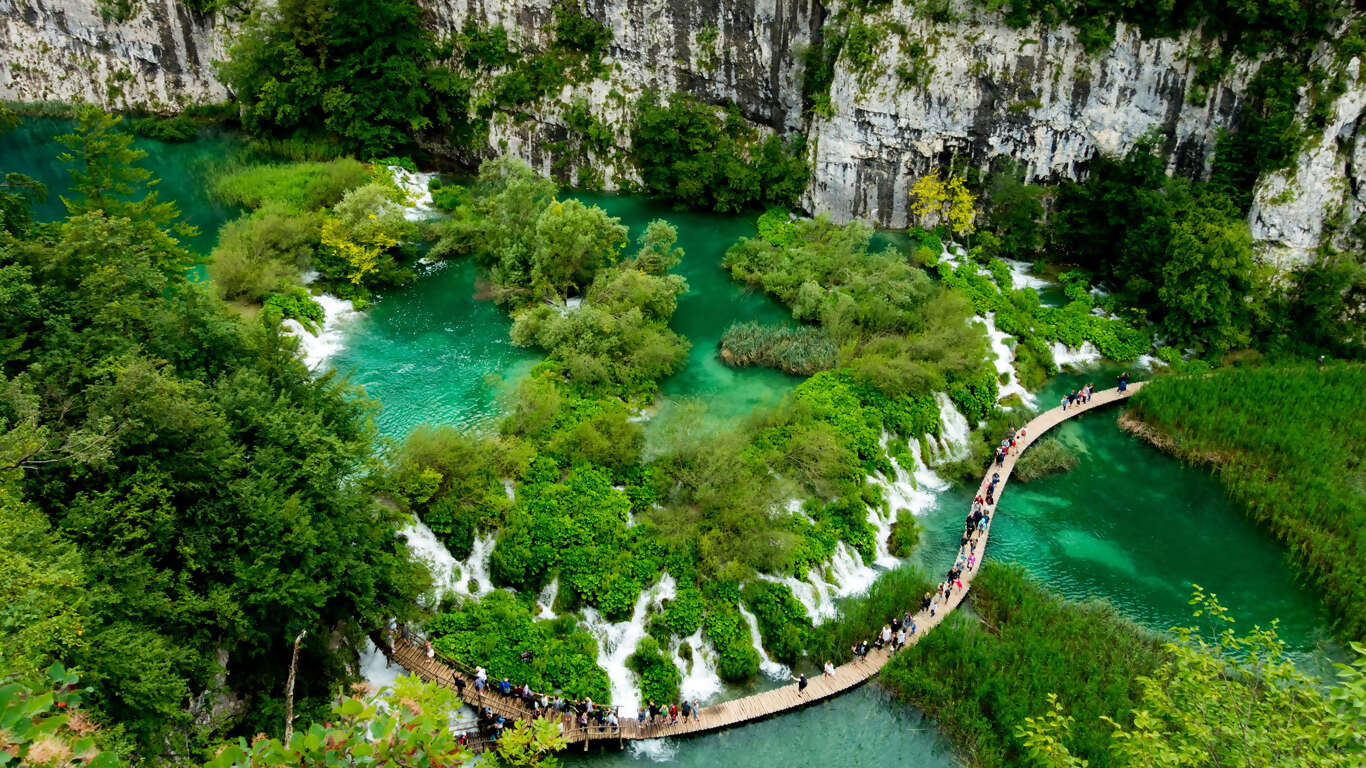 Winter in Croatia featuring Plitvice Lakes and the Adriatic Coast