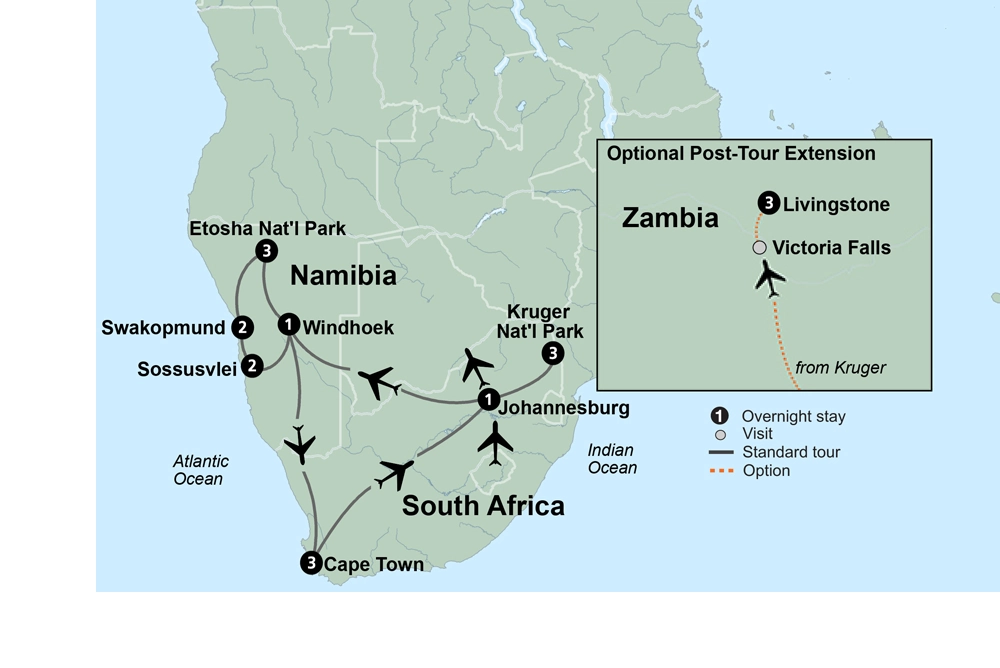 Namibia & South Africa: Epic Landscapes & Wildlife