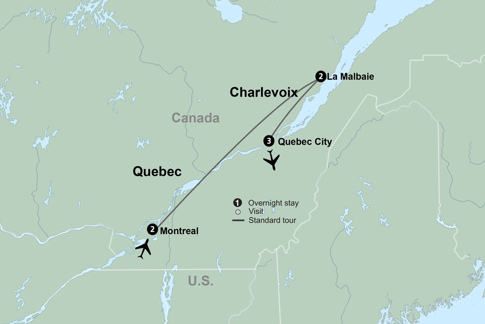 Charms of Québec A Journey through Montreal, Charlevoix & Quebec City