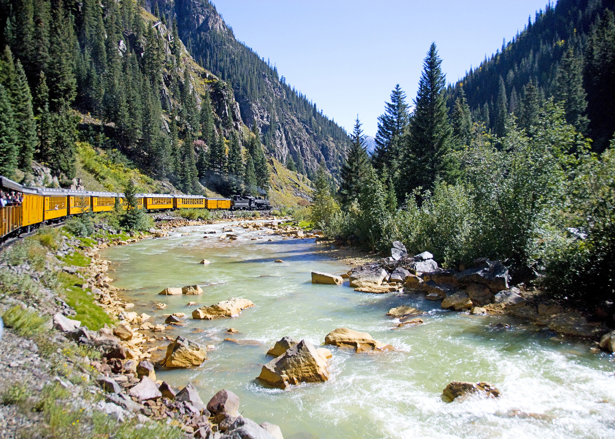 The Colorado Rockies featuring National Parks and Historic Trains