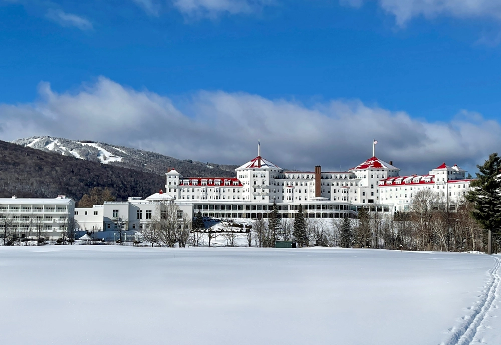 New England Holiday featuring the historic Omni Mount Washington Resort