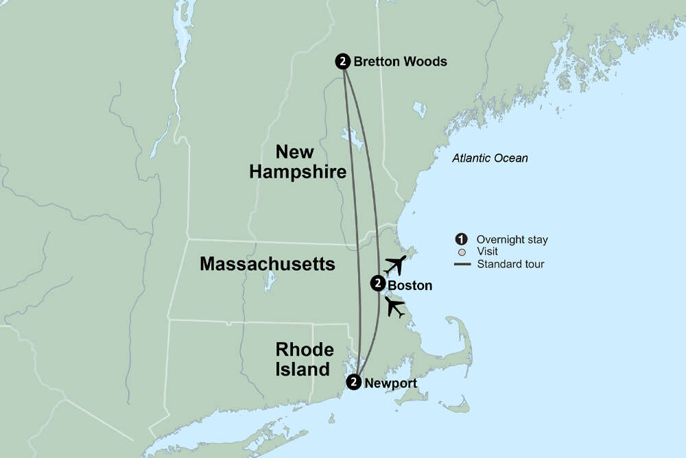 New England Holiday featuring the historic Omni Mount Washington Resort